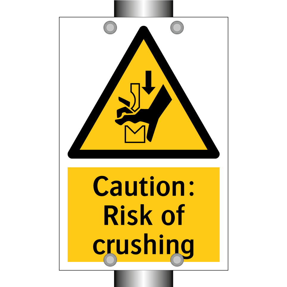 Caution: Risk of crushing