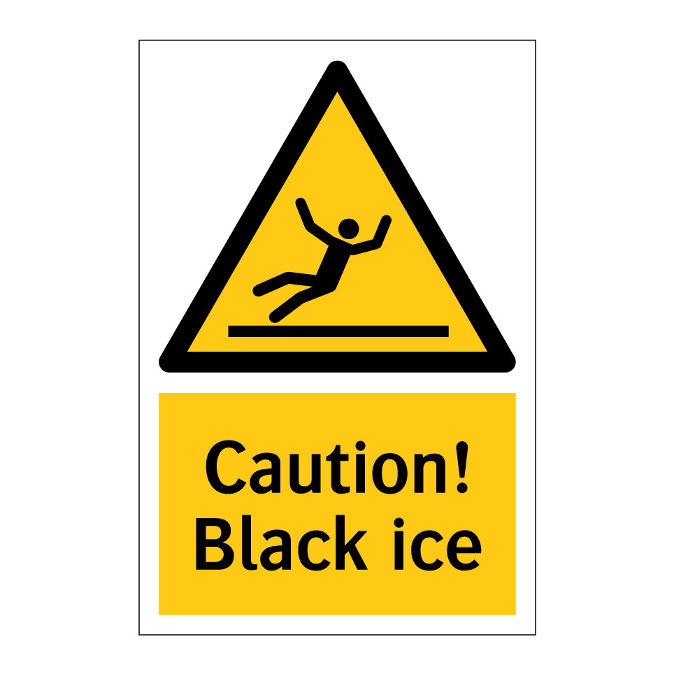 Caution! Black ice