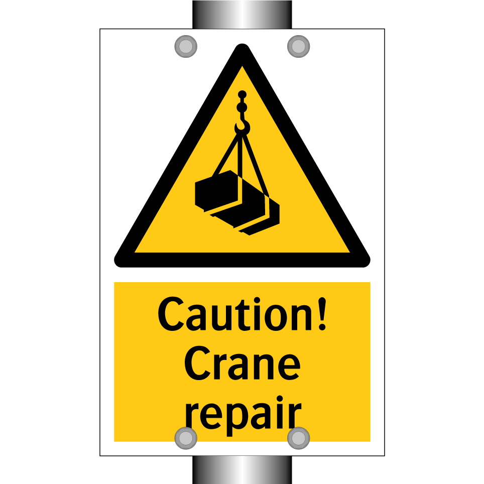 Caution! Crane repair