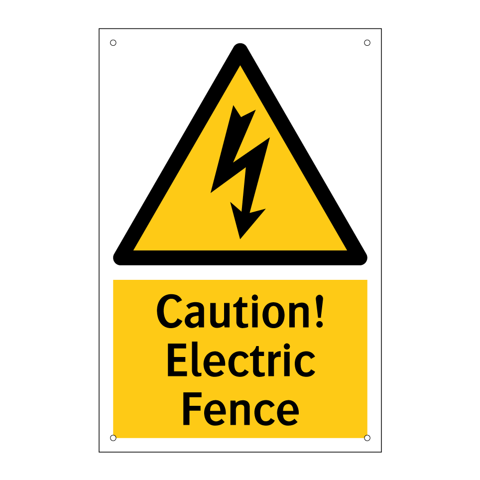 Caution! Electric Fence