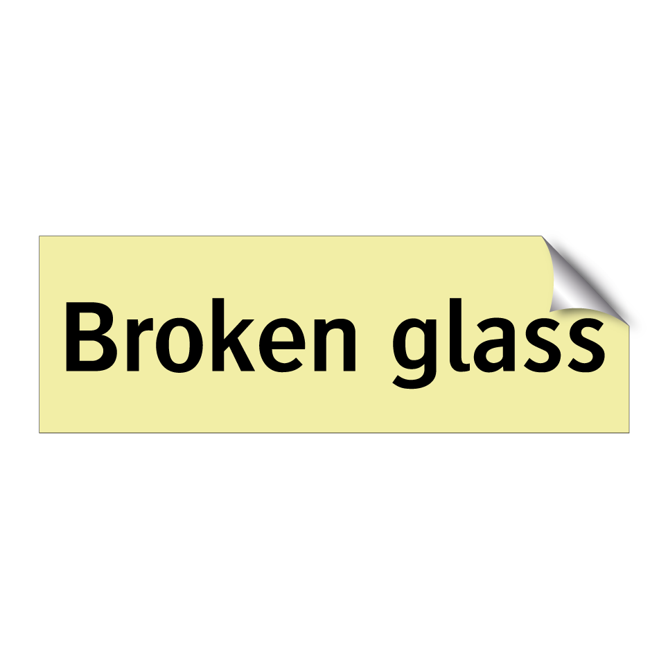 Broken glass