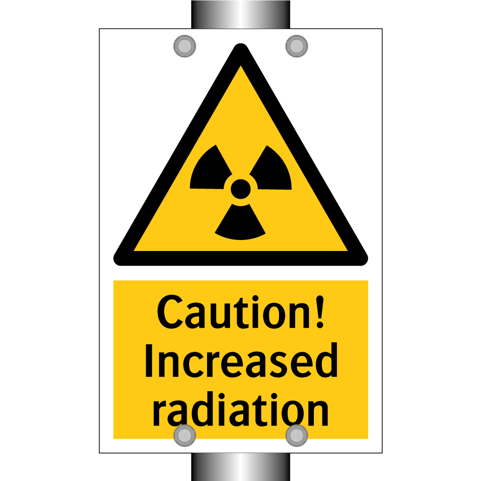 Caution! Increased radiation