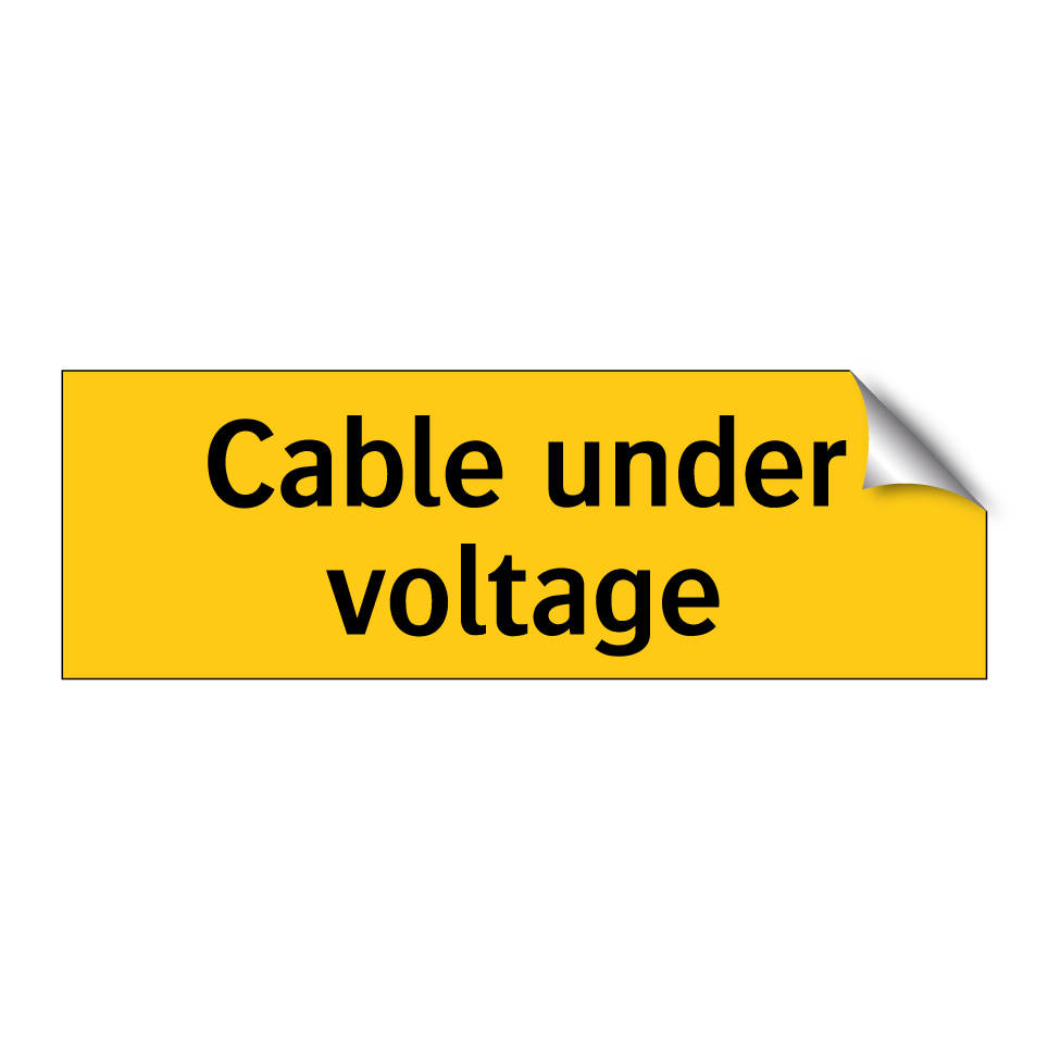 Cable under voltage