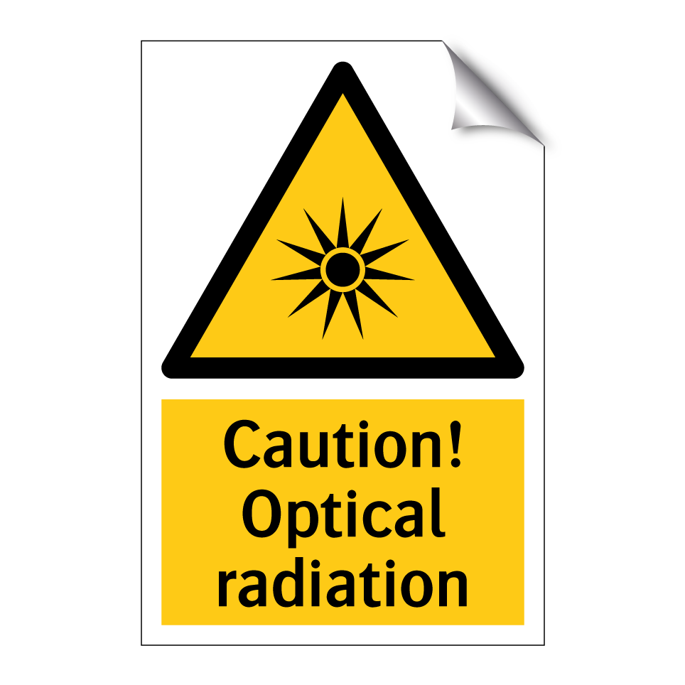 Caution! Optical radiation