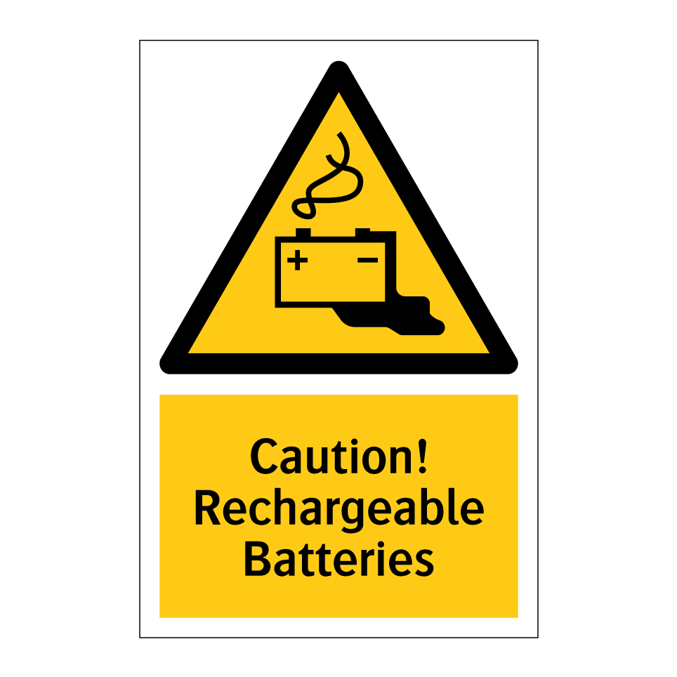 Caution! Rechargeable Batteries