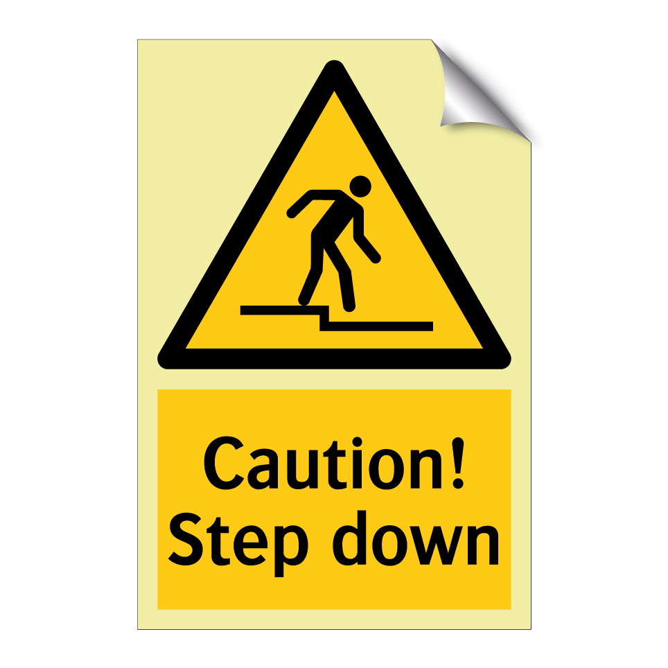 Caution! Step down