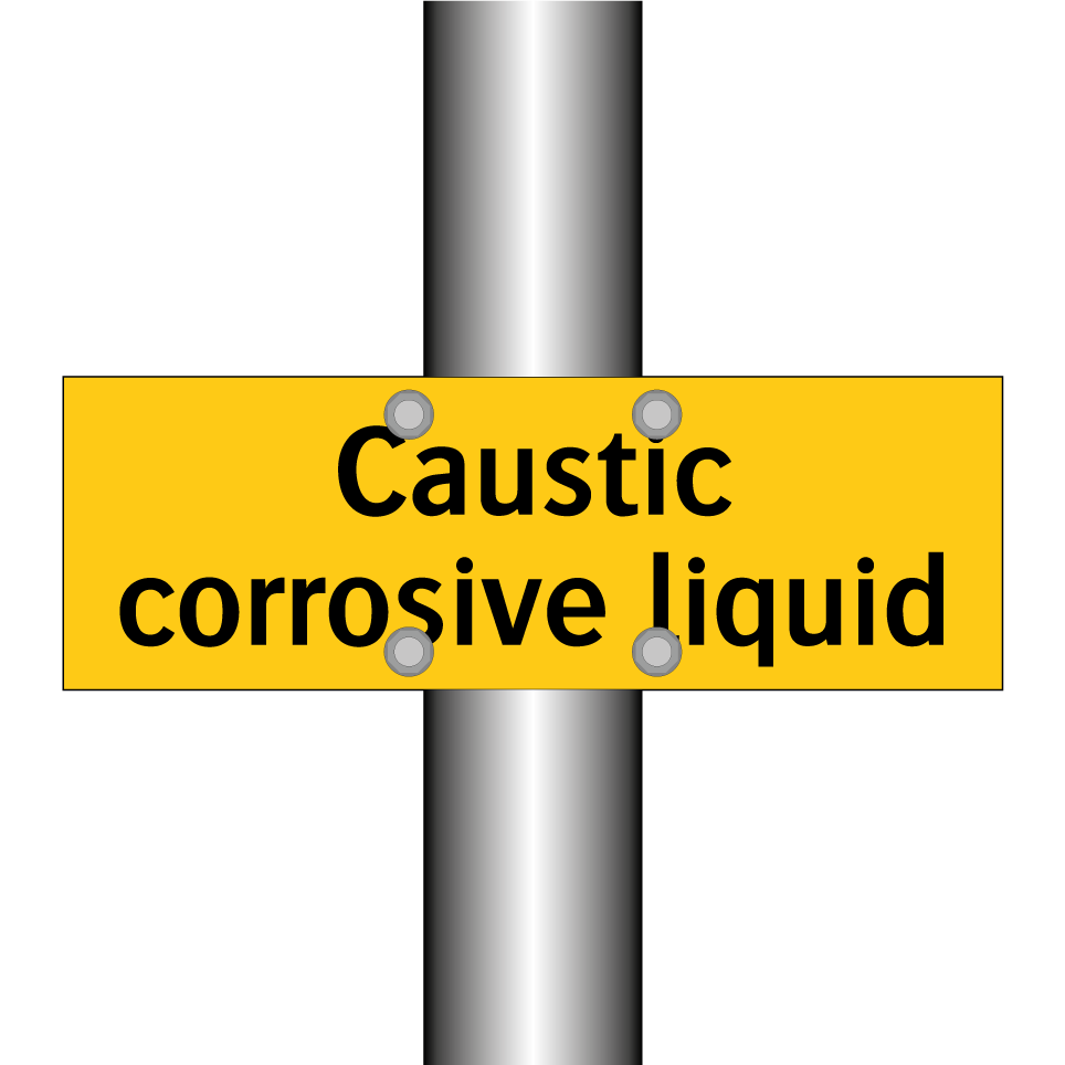Caustic corrosive liquid