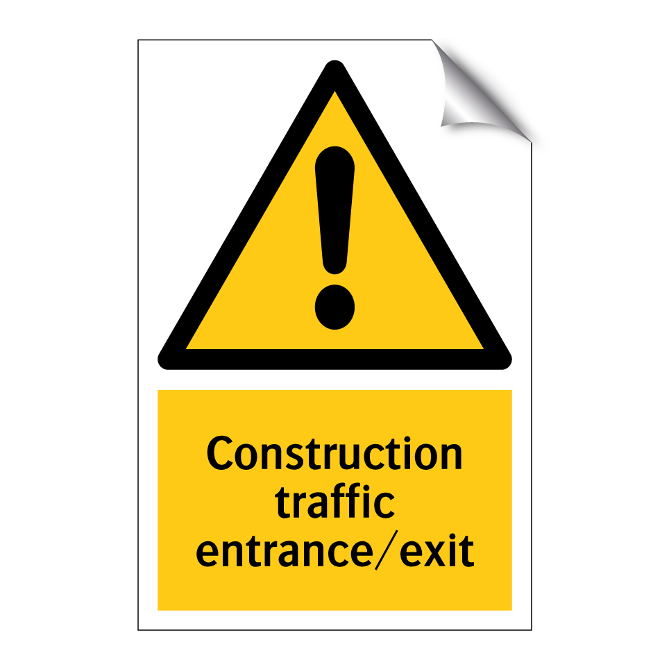 Construction traffic entrance/exit
