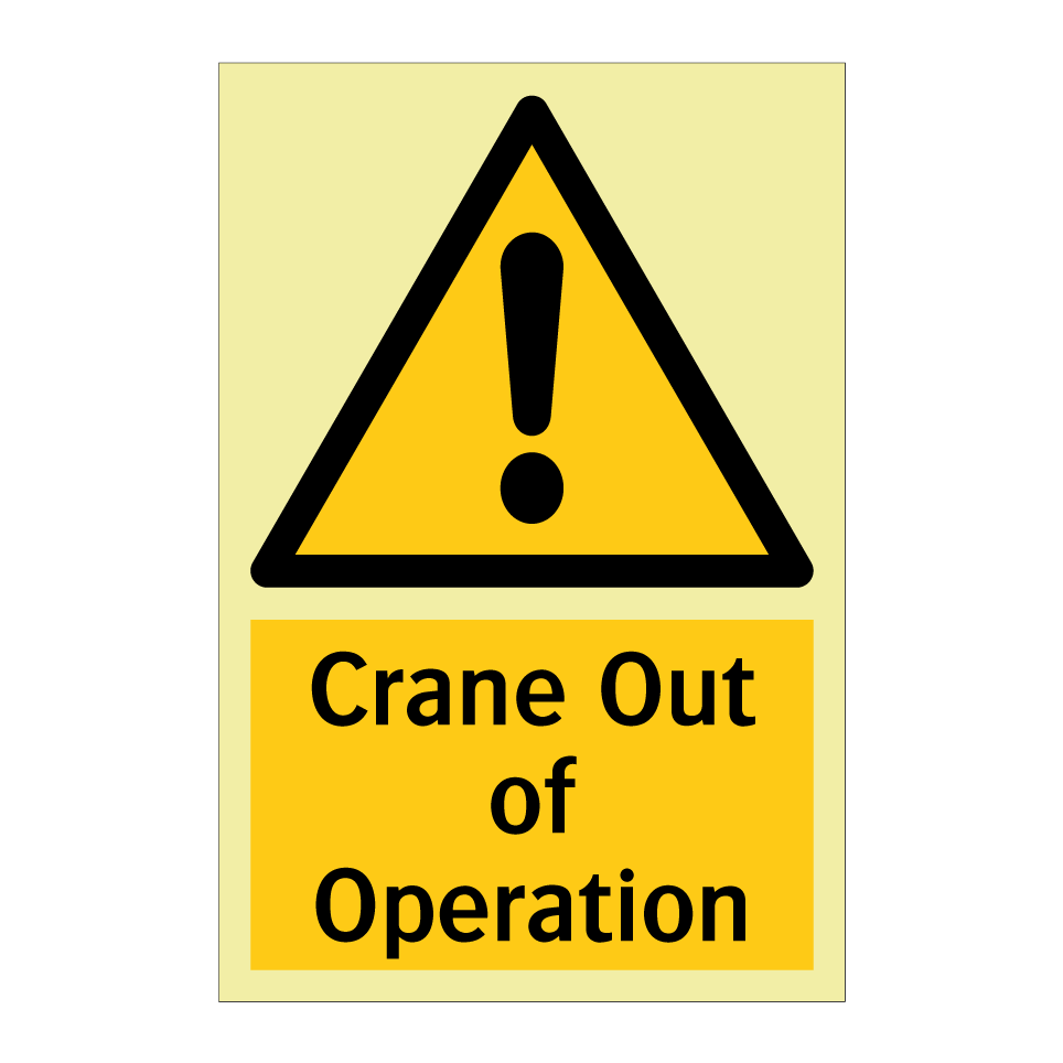 Crane Out of Operation