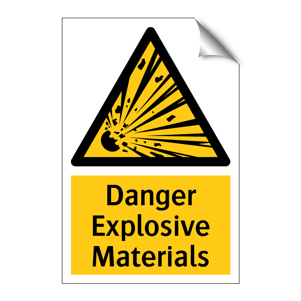 Danger Explosive Materials