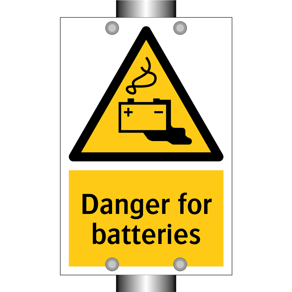 Danger for batteries