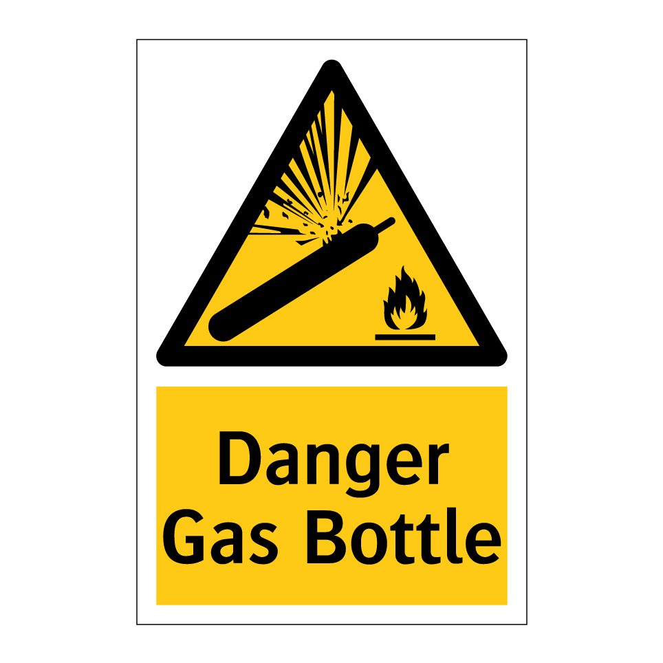 Danger Gas Bottle