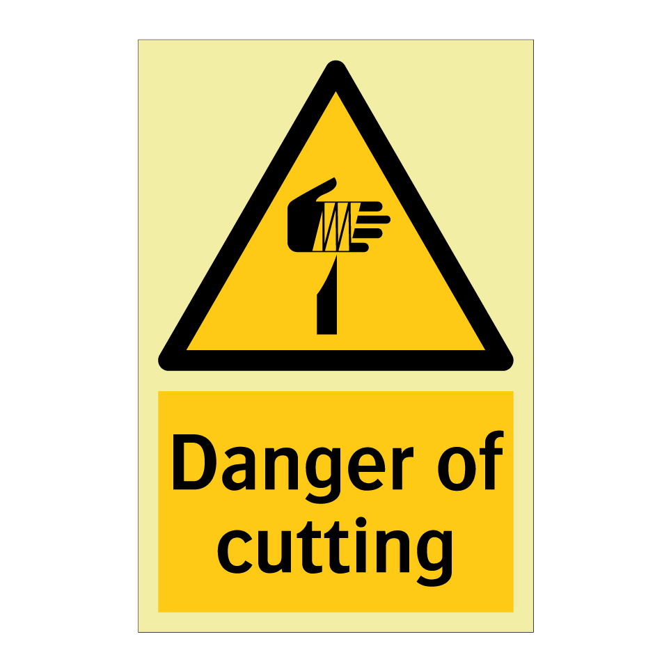 Danger of cutting