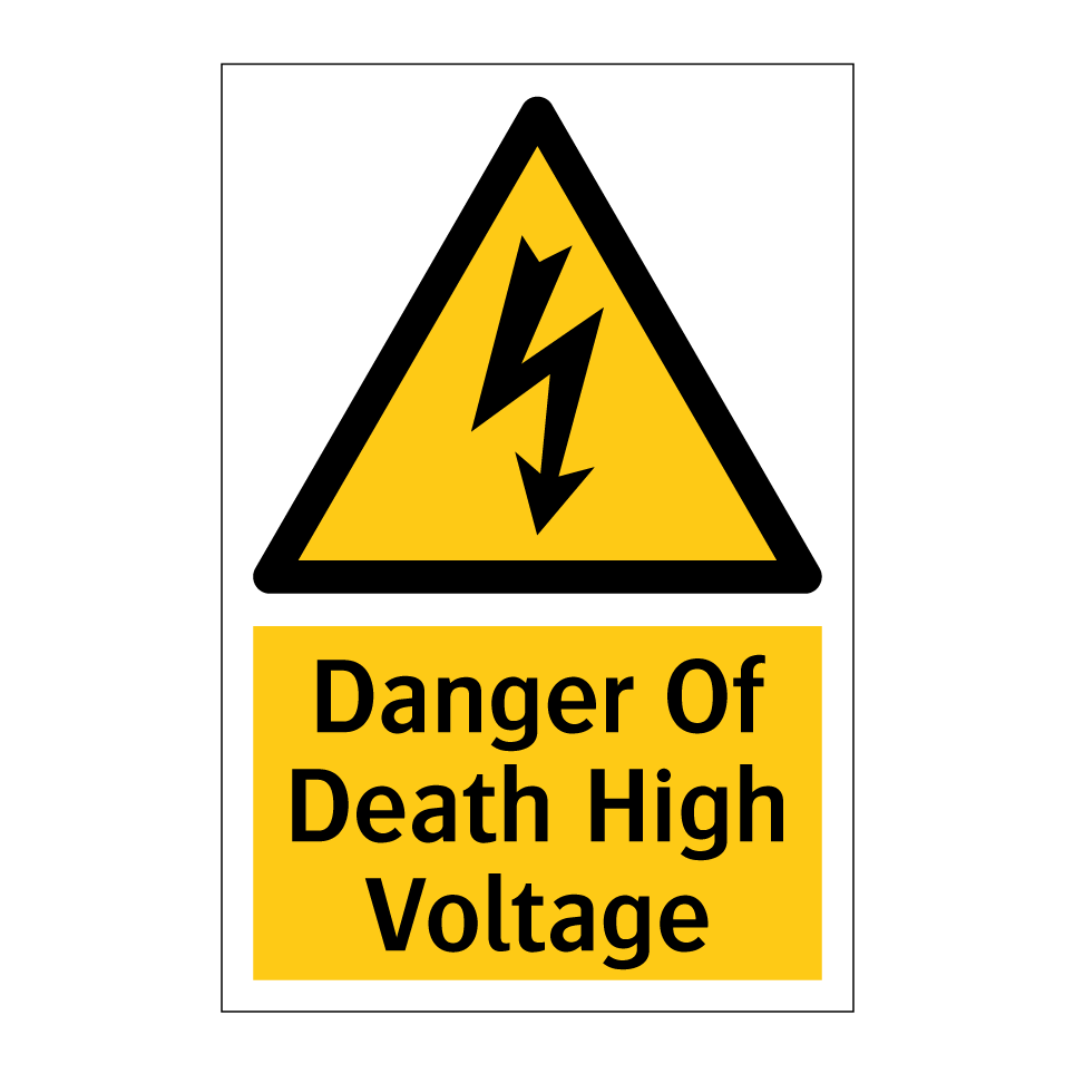 Danger Of Death High Voltage