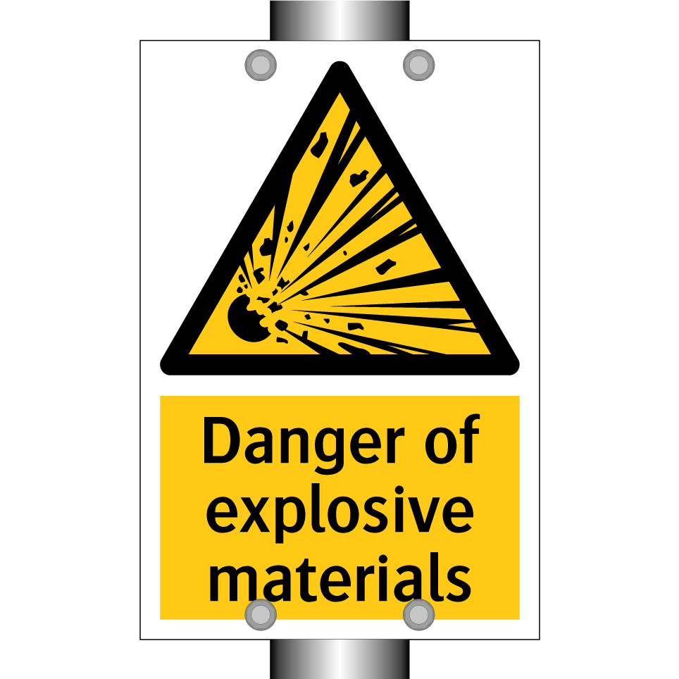 Danger of explosive materials