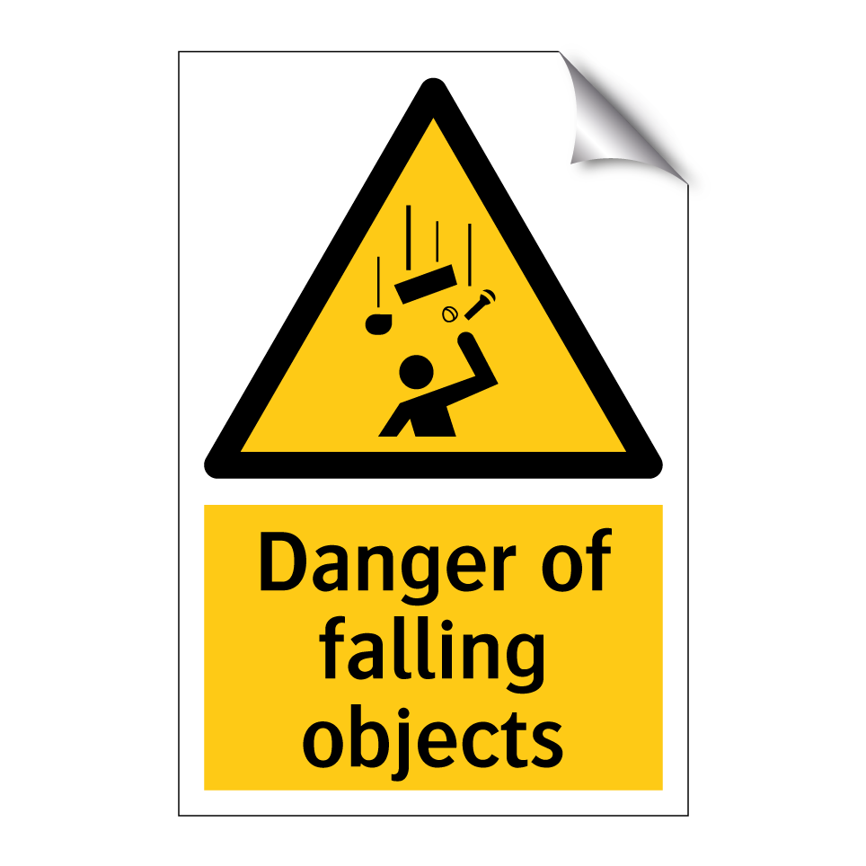 Danger of falling objects