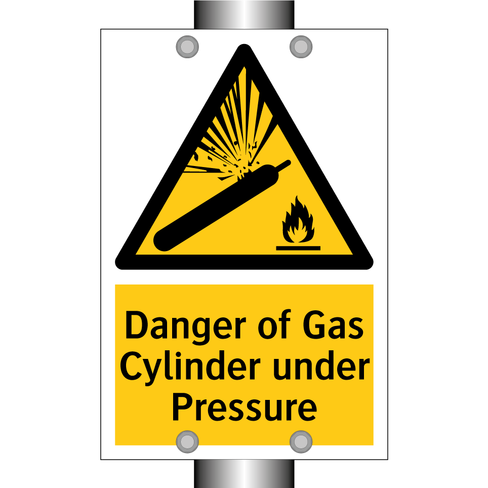 Danger of Gas Cylinder under Pressure