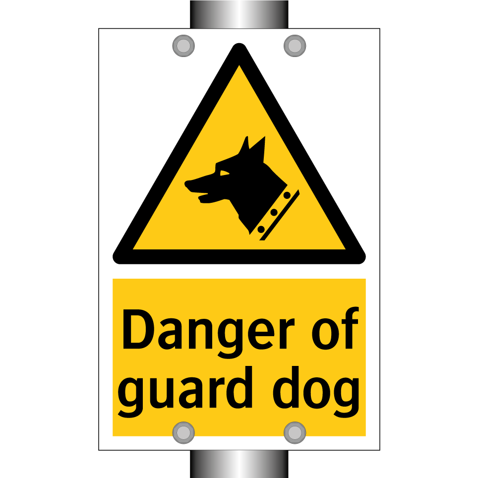 Danger of guard dog