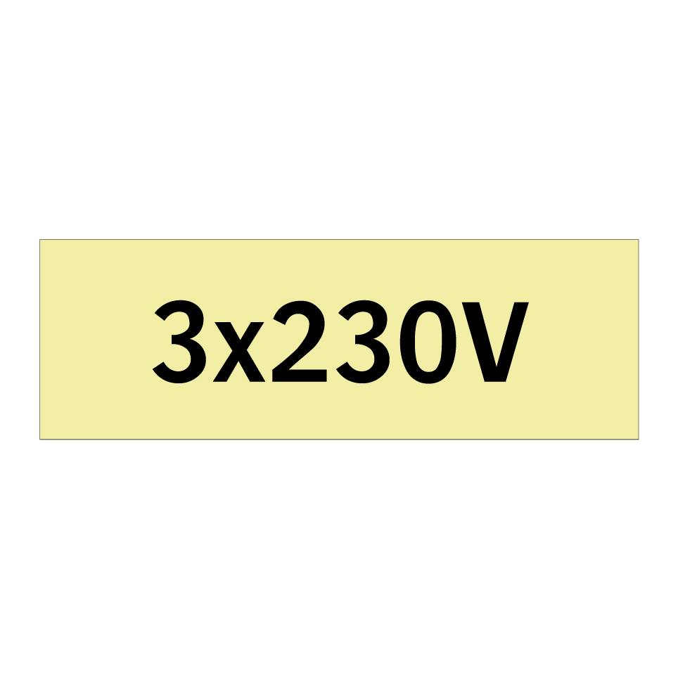 3x230V