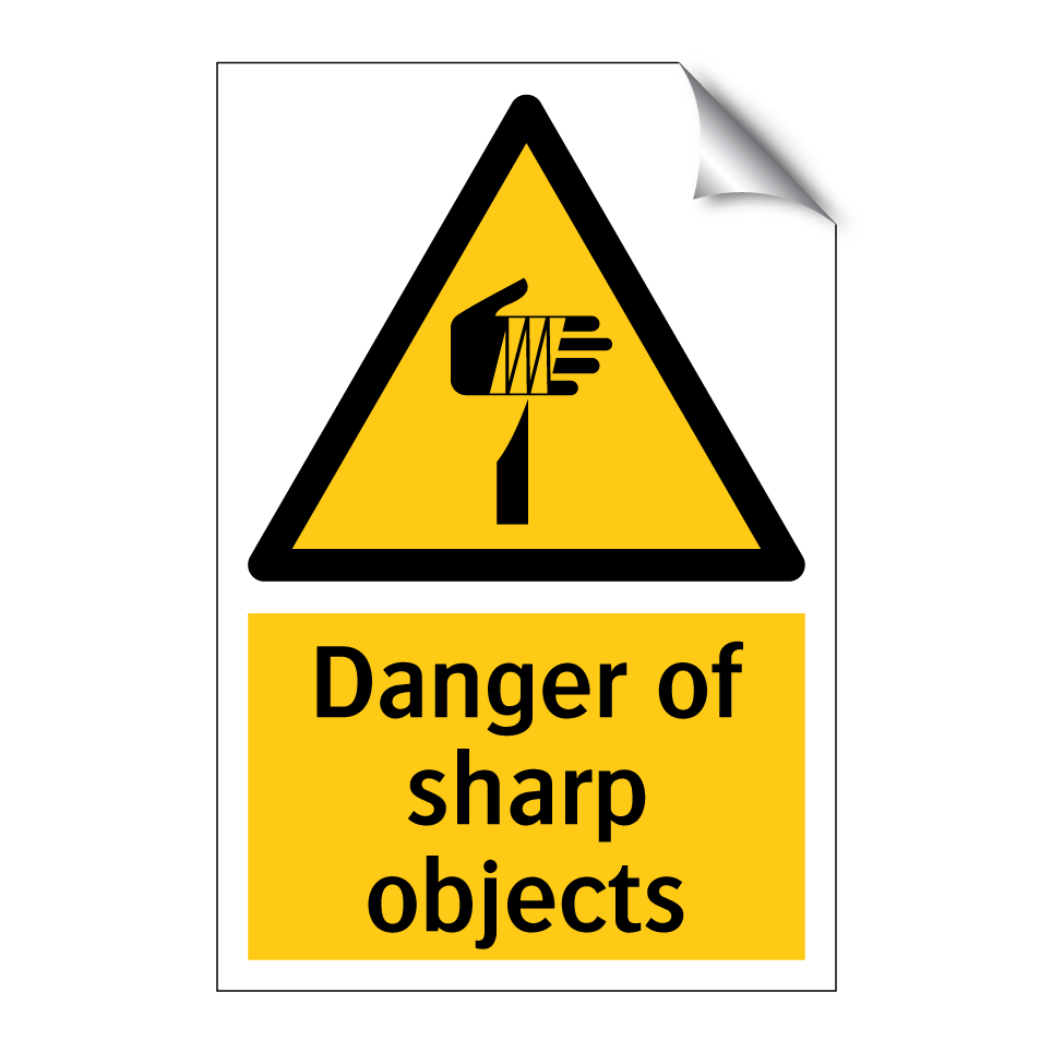 Danger of sharp objects