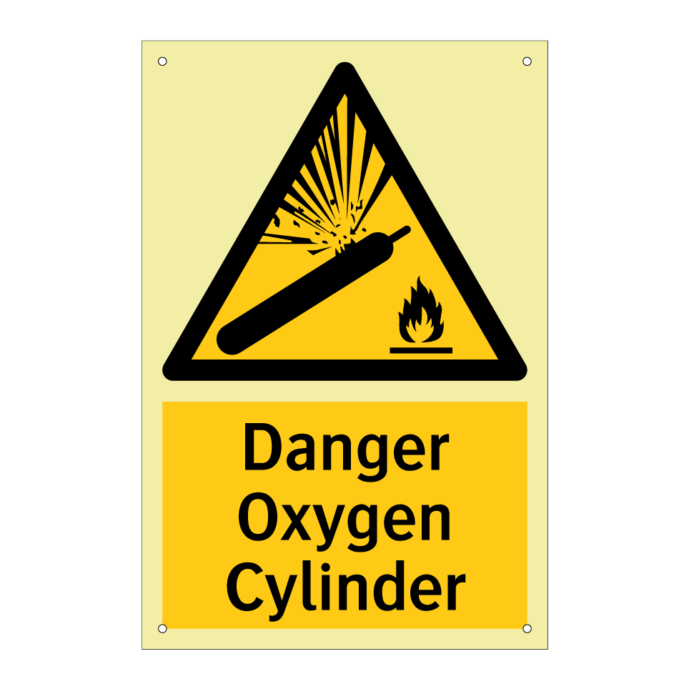 Danger Oxygen Cylinder