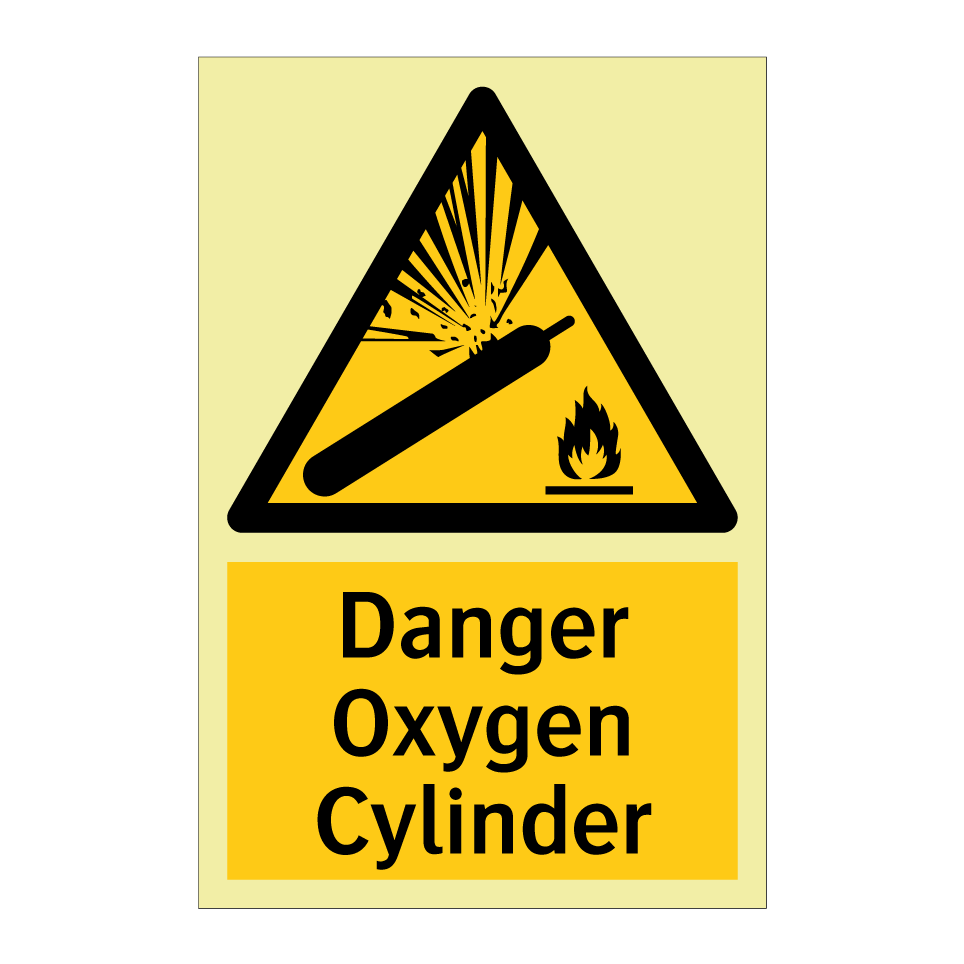 Danger Oxygen Cylinder
