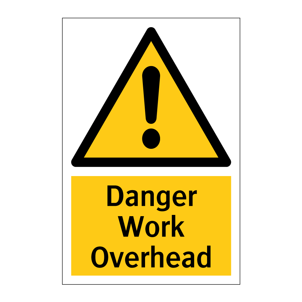 Danger Work Overhead