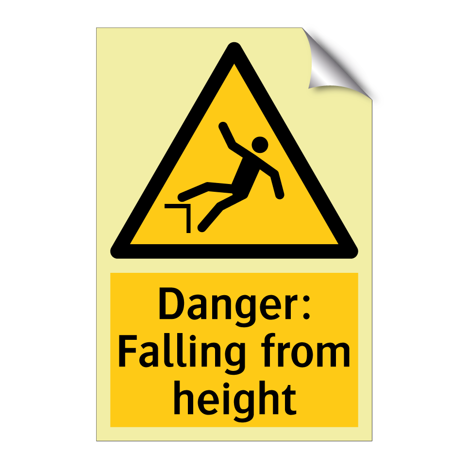 Danger: Falling from height