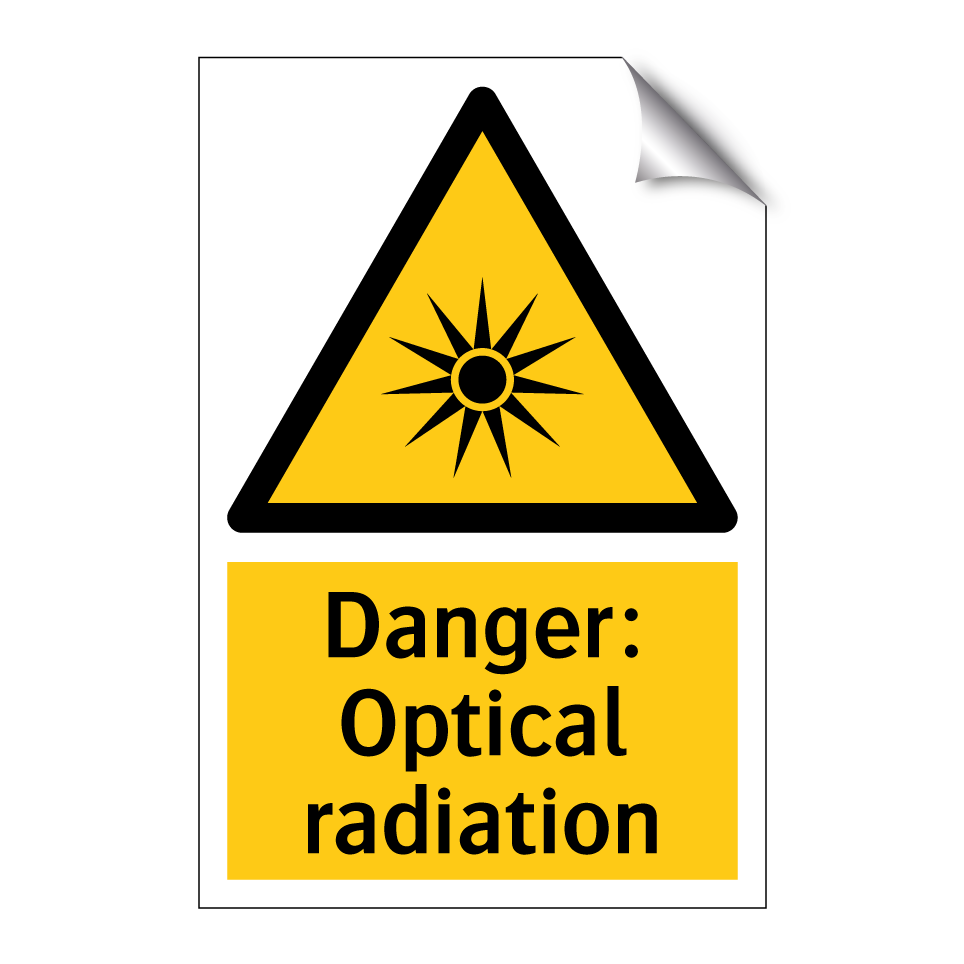 Danger: Optical radiation