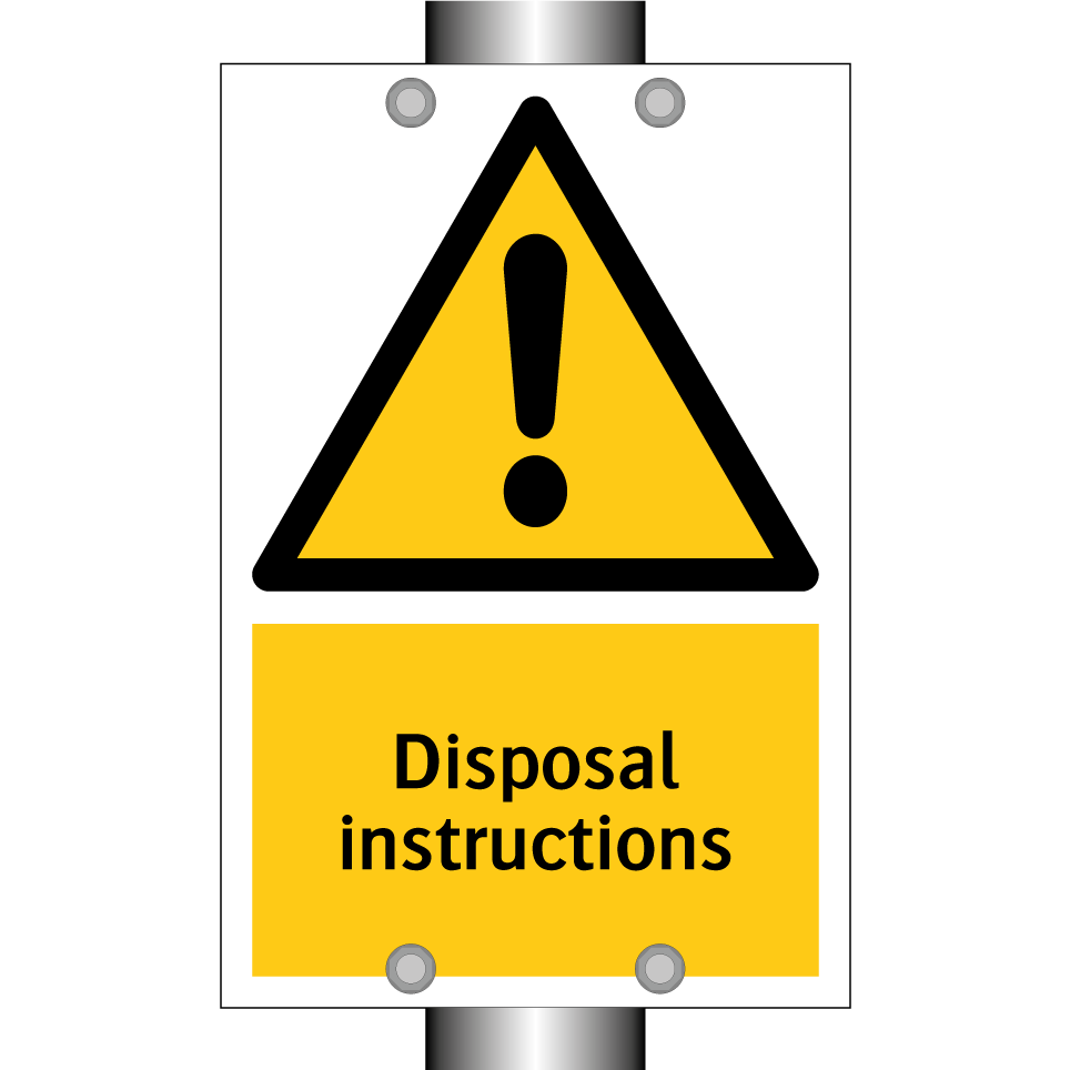Disposal instructions