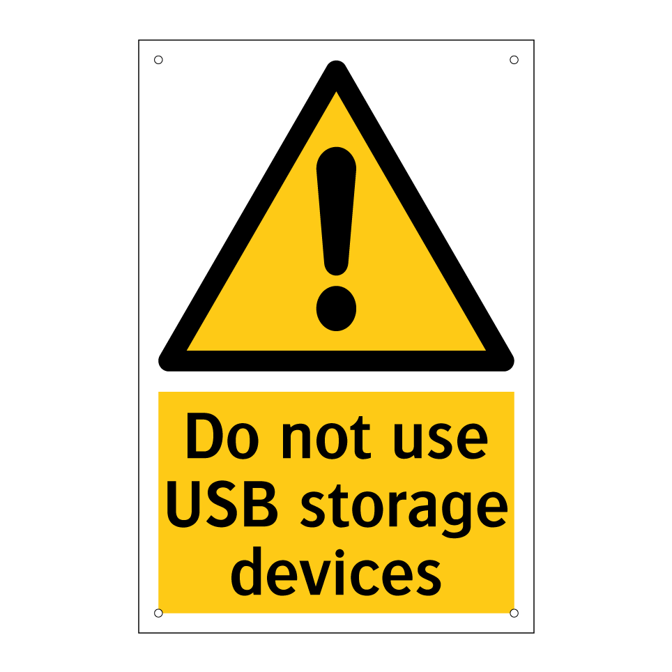 Do not use USB storage devices