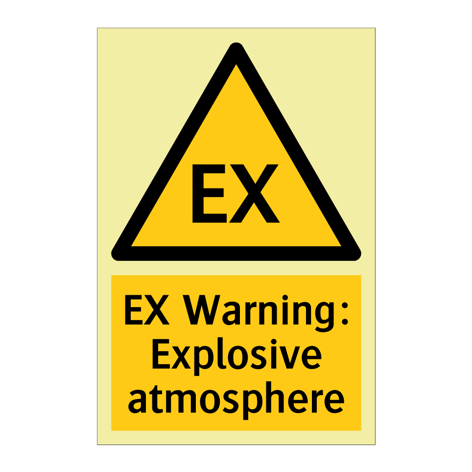 EX Warning: Explosive atmosphere