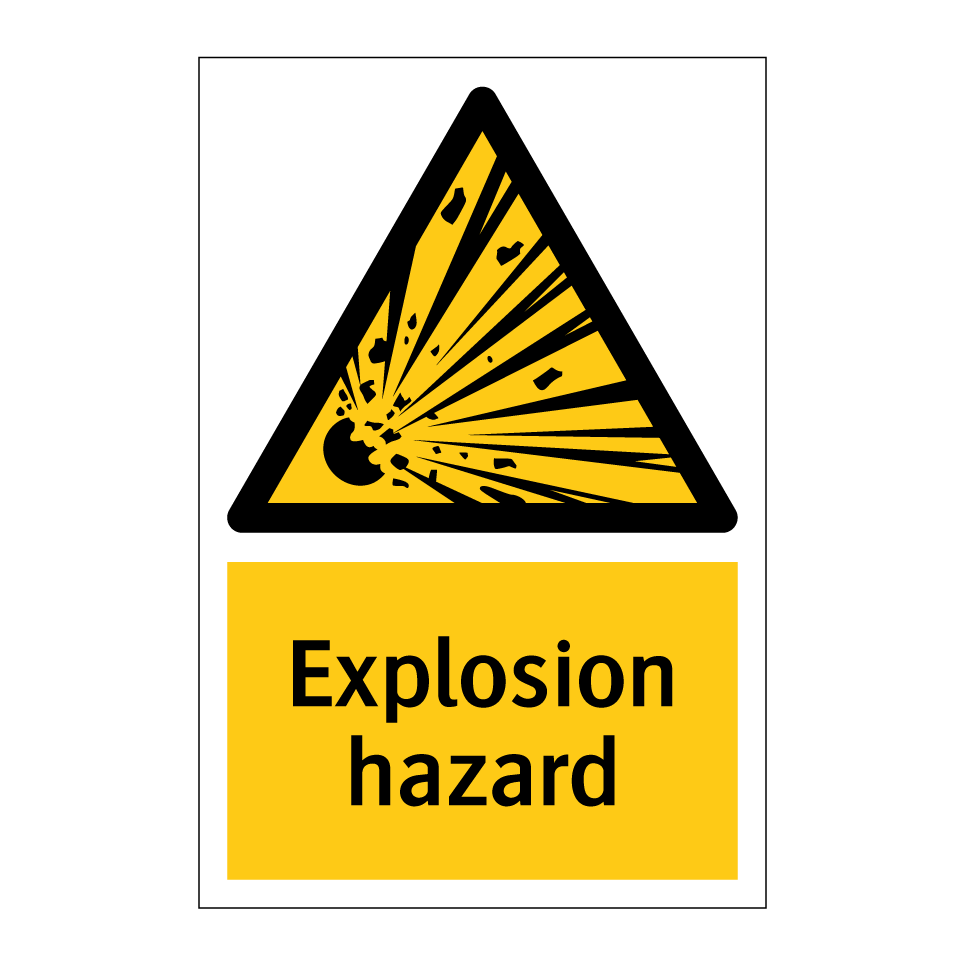 Explosion hazard