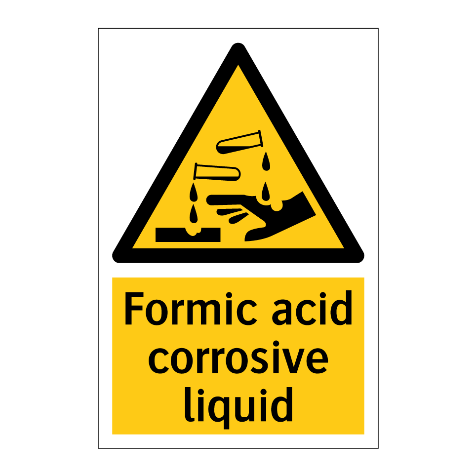 Formic acid corrosive liquid