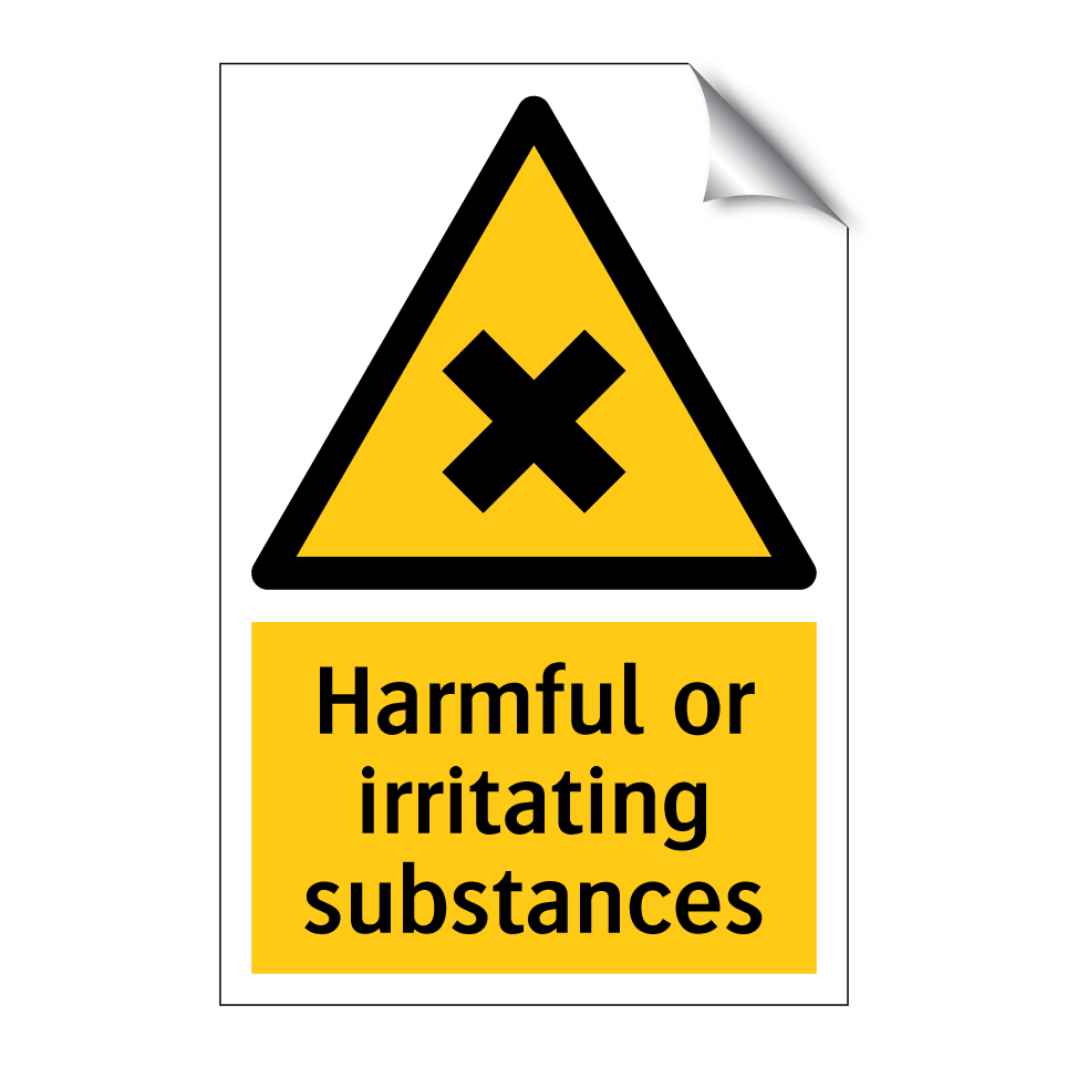 Harmful or irritating substances