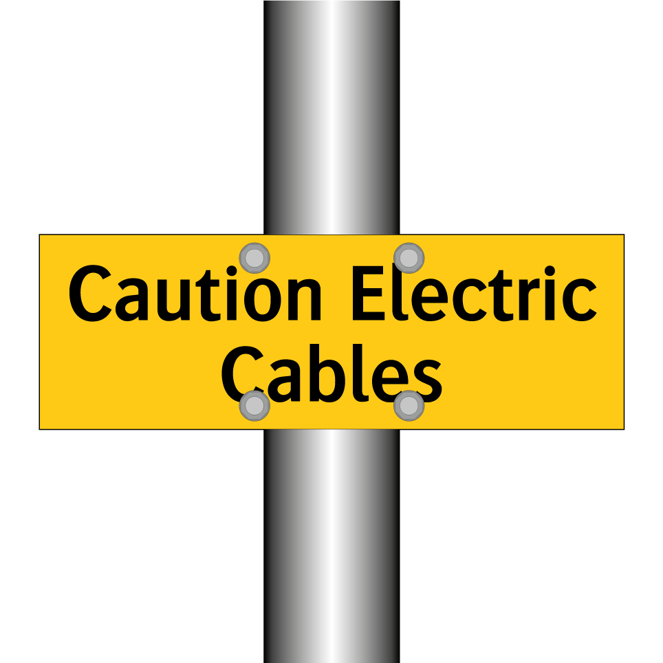 Caution Electric Cables