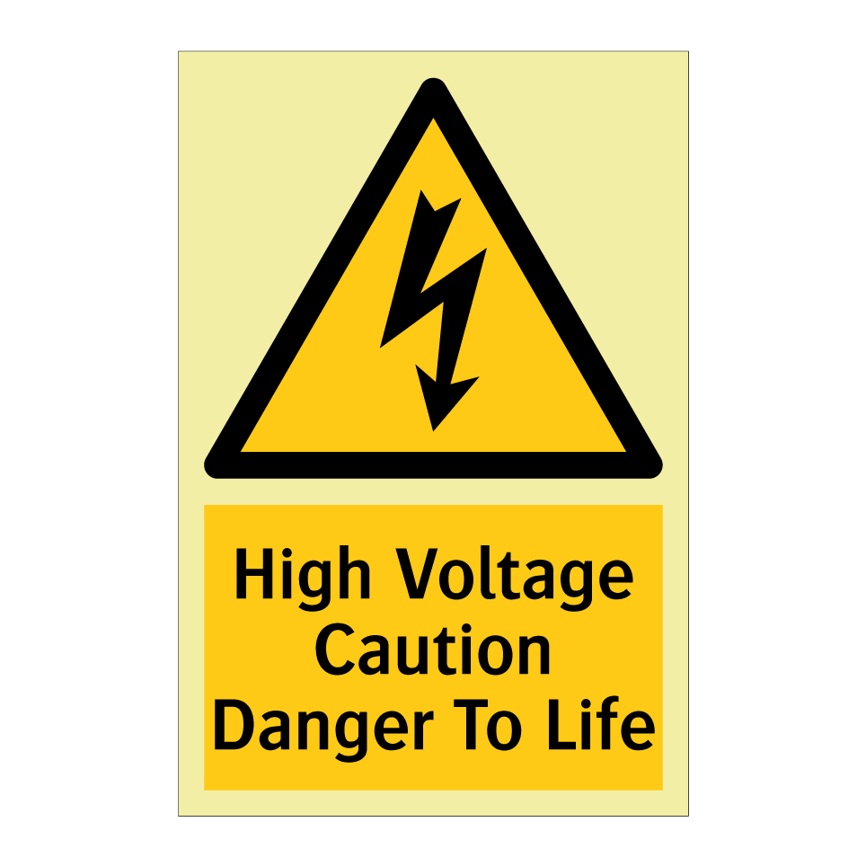 High Voltage Caution Danger To Life