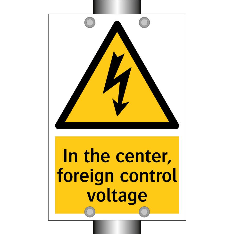 In the center, foreign control voltage