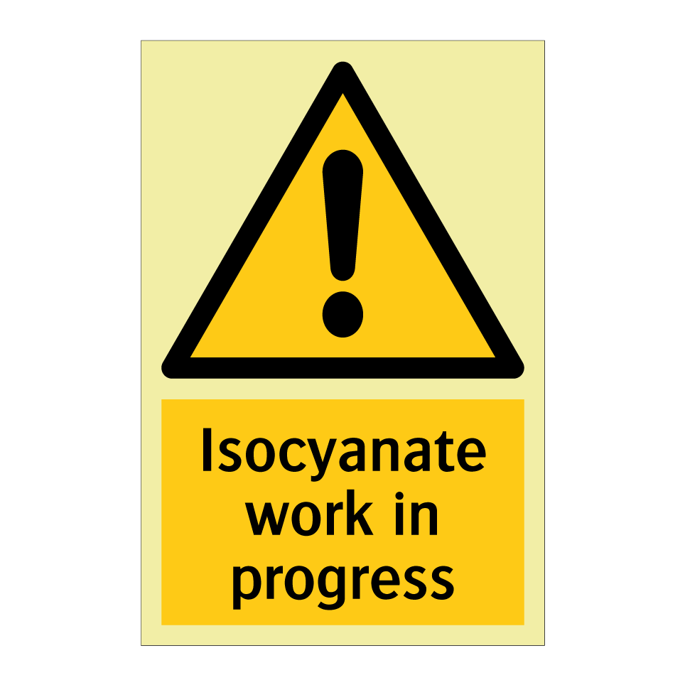 Isocyanate work in progress