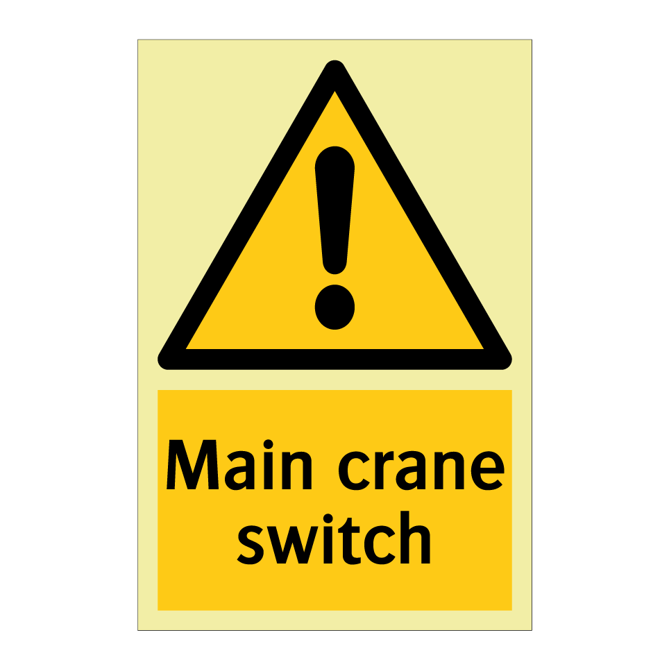 Main crane switch