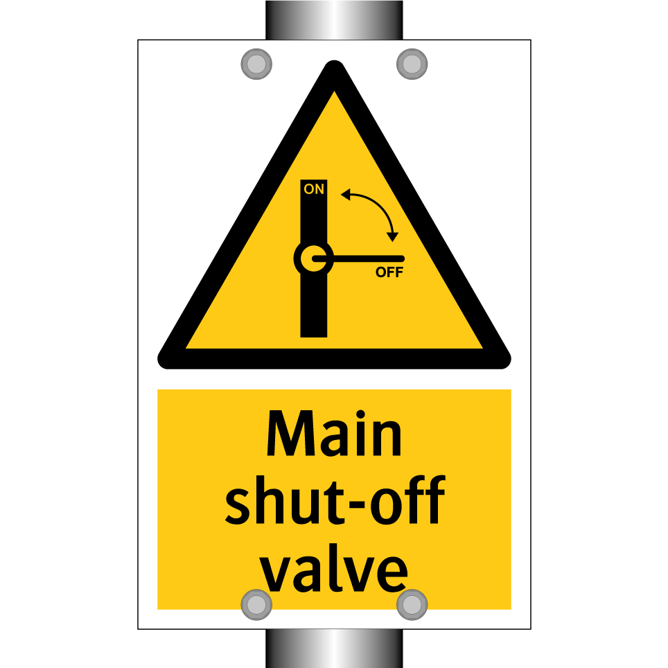 Main shut-off valve