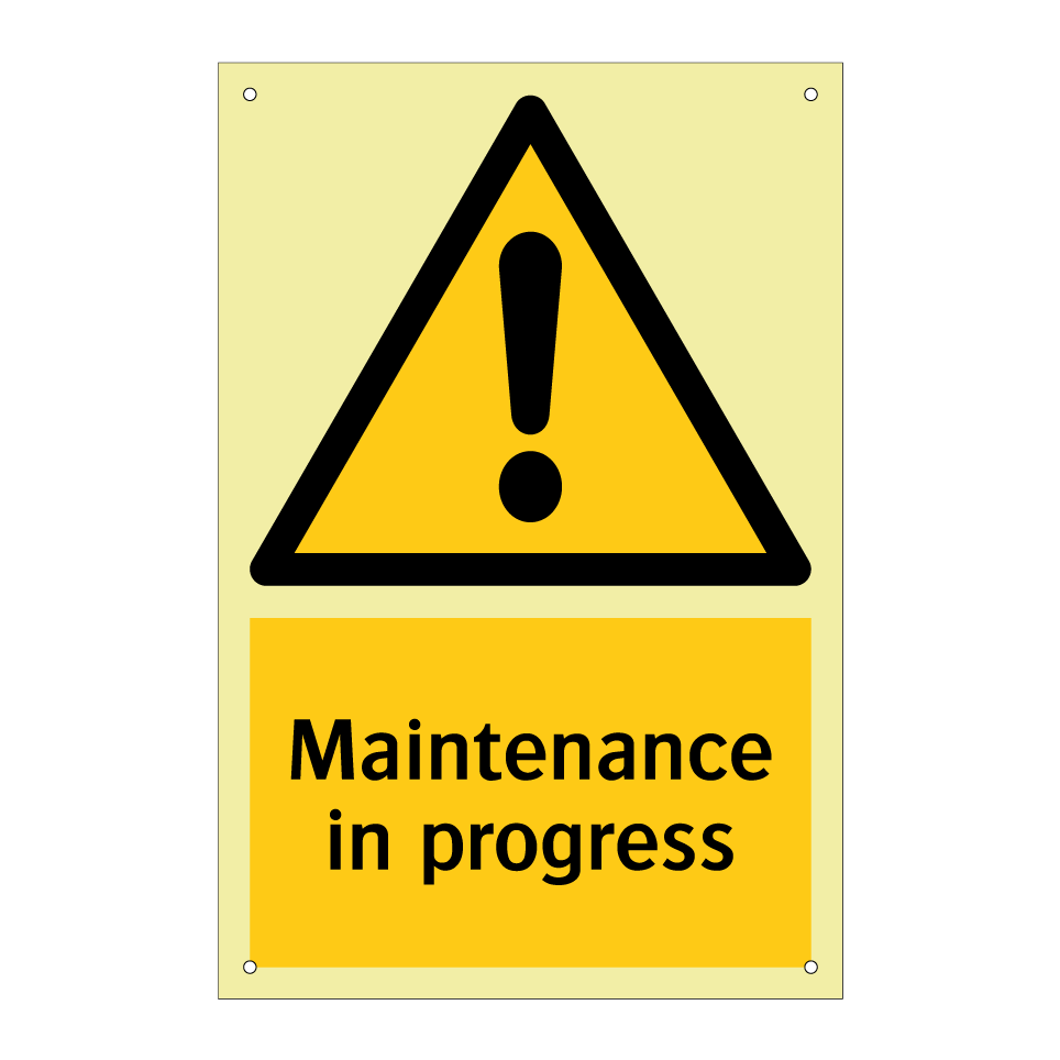 Maintenance in progress