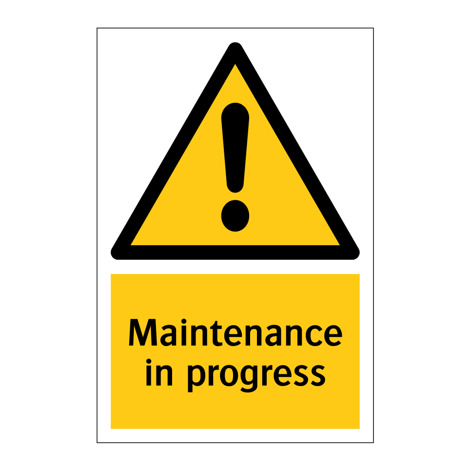 Maintenance in progress