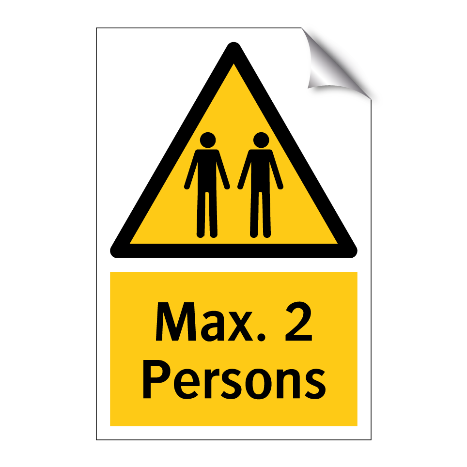 Max. 2 Persons