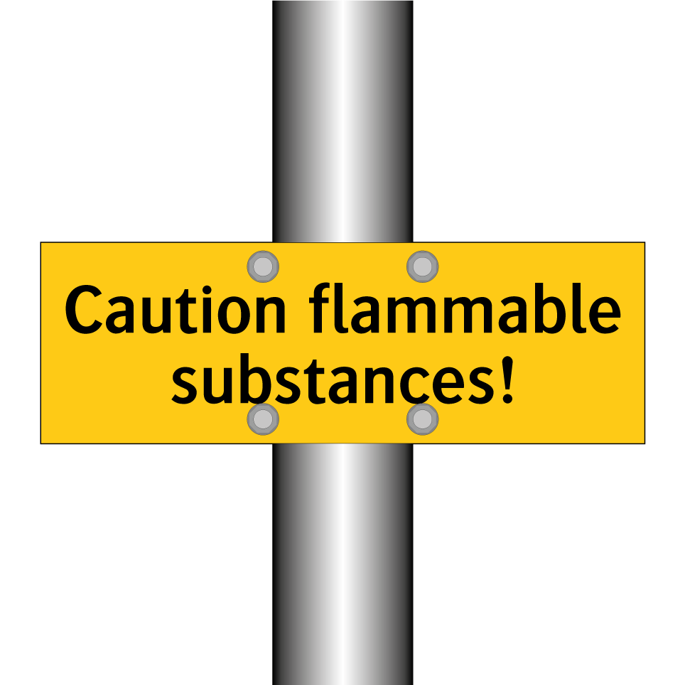 Caution flammable substances!