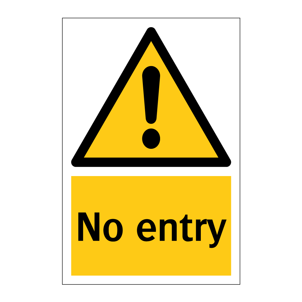 No entry