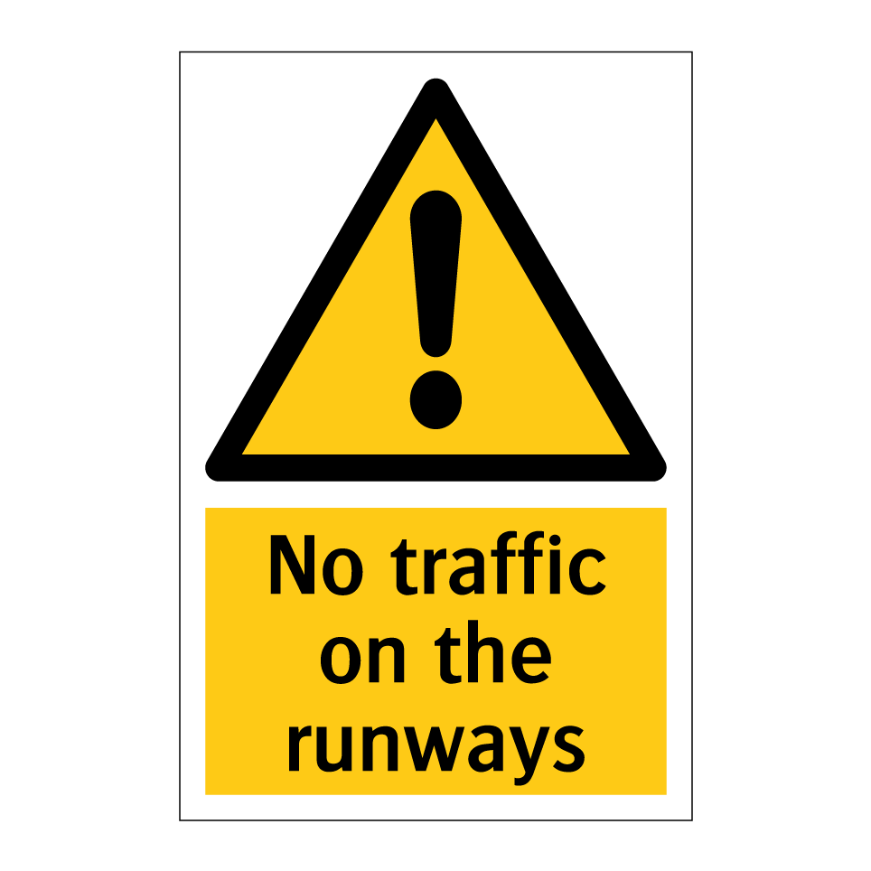 No traffic on the runways