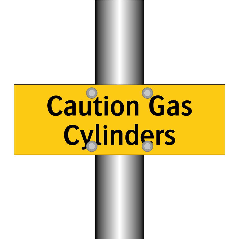 Caution Gas Cylinders