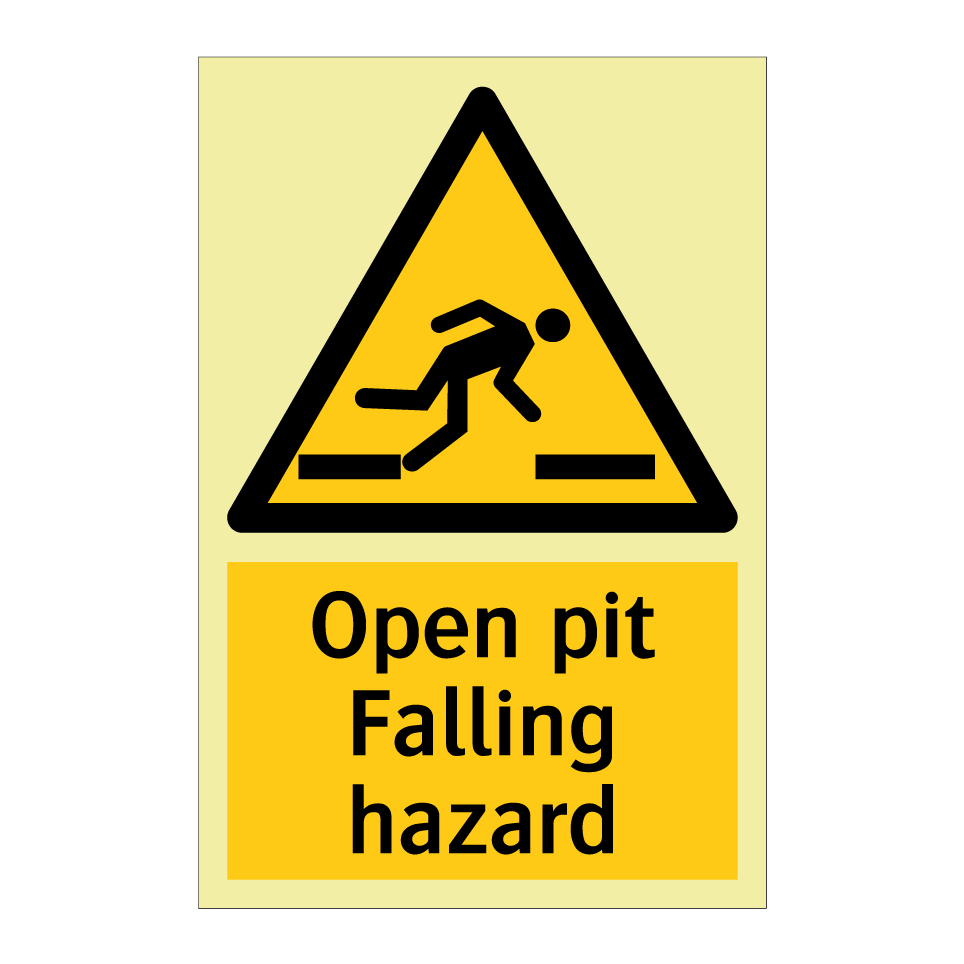 Open pit Falling hazard
