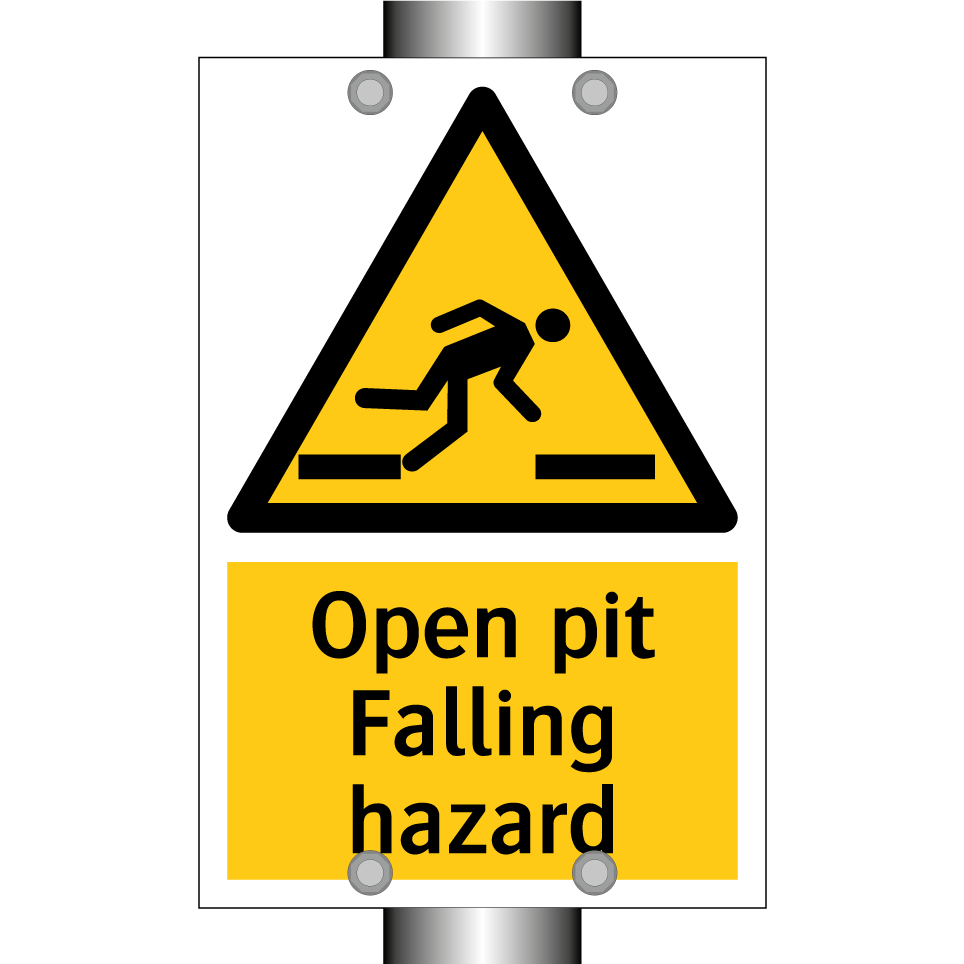 Open pit Falling hazard